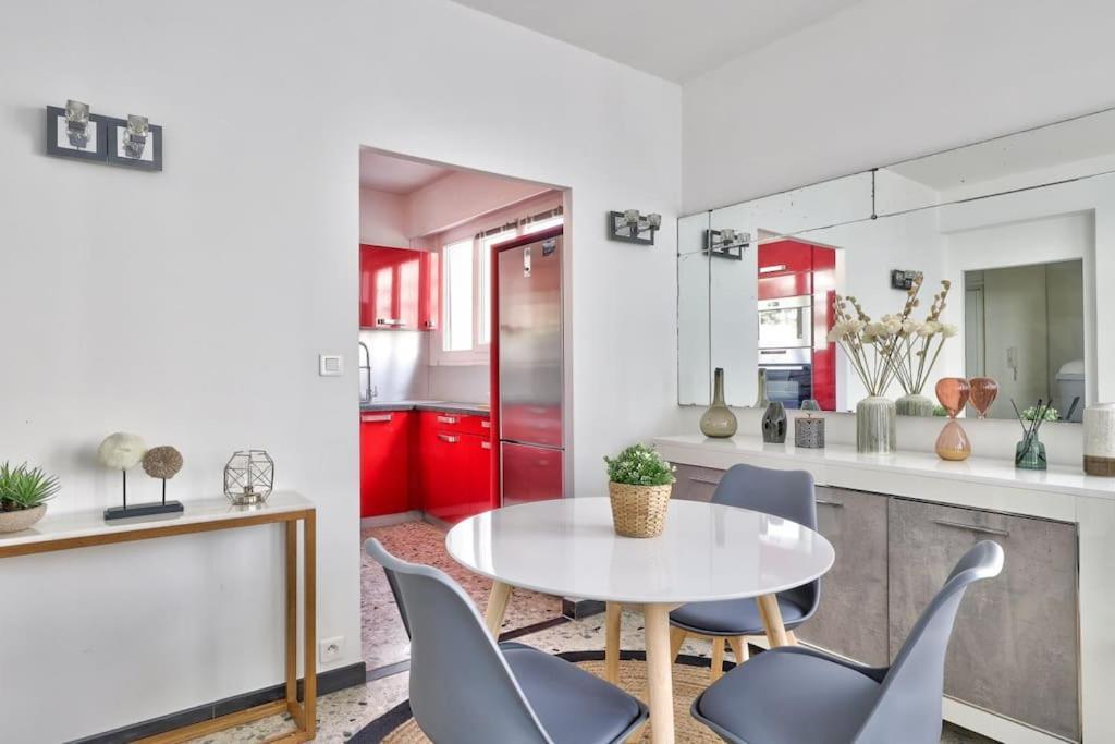 L29 Lenval Beach At 1Min Walk To Sea Front Ac Balcony Nice Bagian luar foto